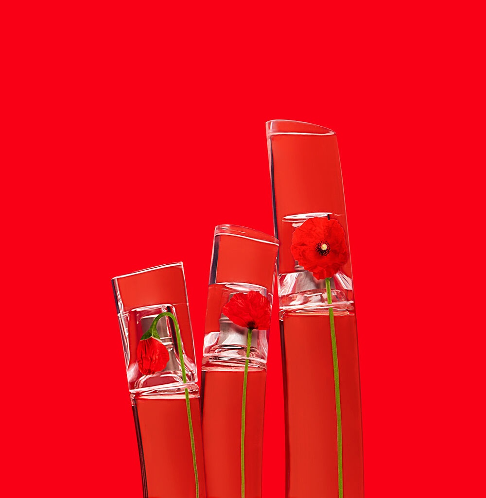 Kenzo Flower By Kenzo Eau de Parfum 50ml - Fragranza Floreale per Donna con Papavero e Pepe Rosa