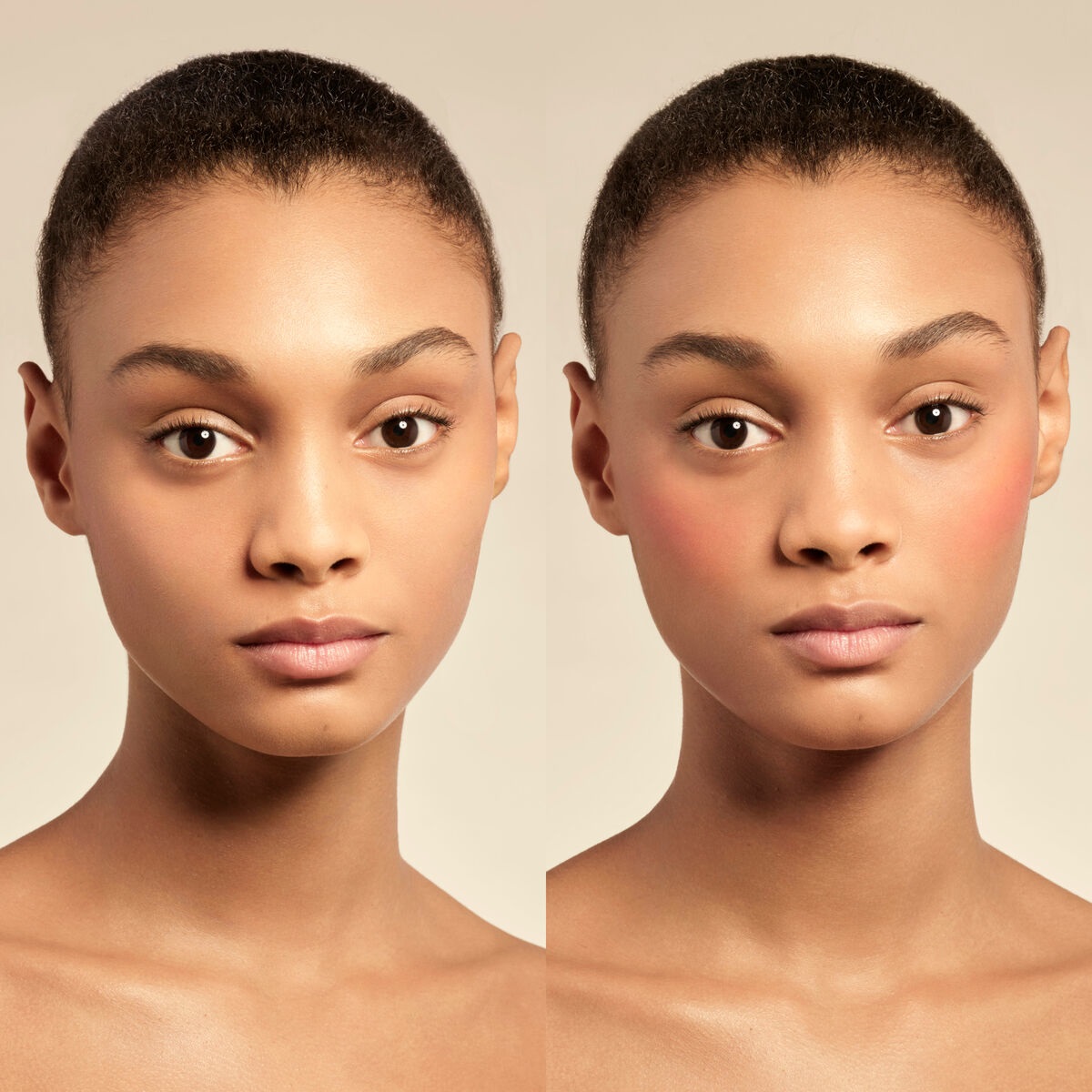 Givenchy Prisme Libre Blush 06 Flanelle Rubis - Fard in Polvere Libera con 4 Tonalità per un Colore Multidimensionale e Naturale