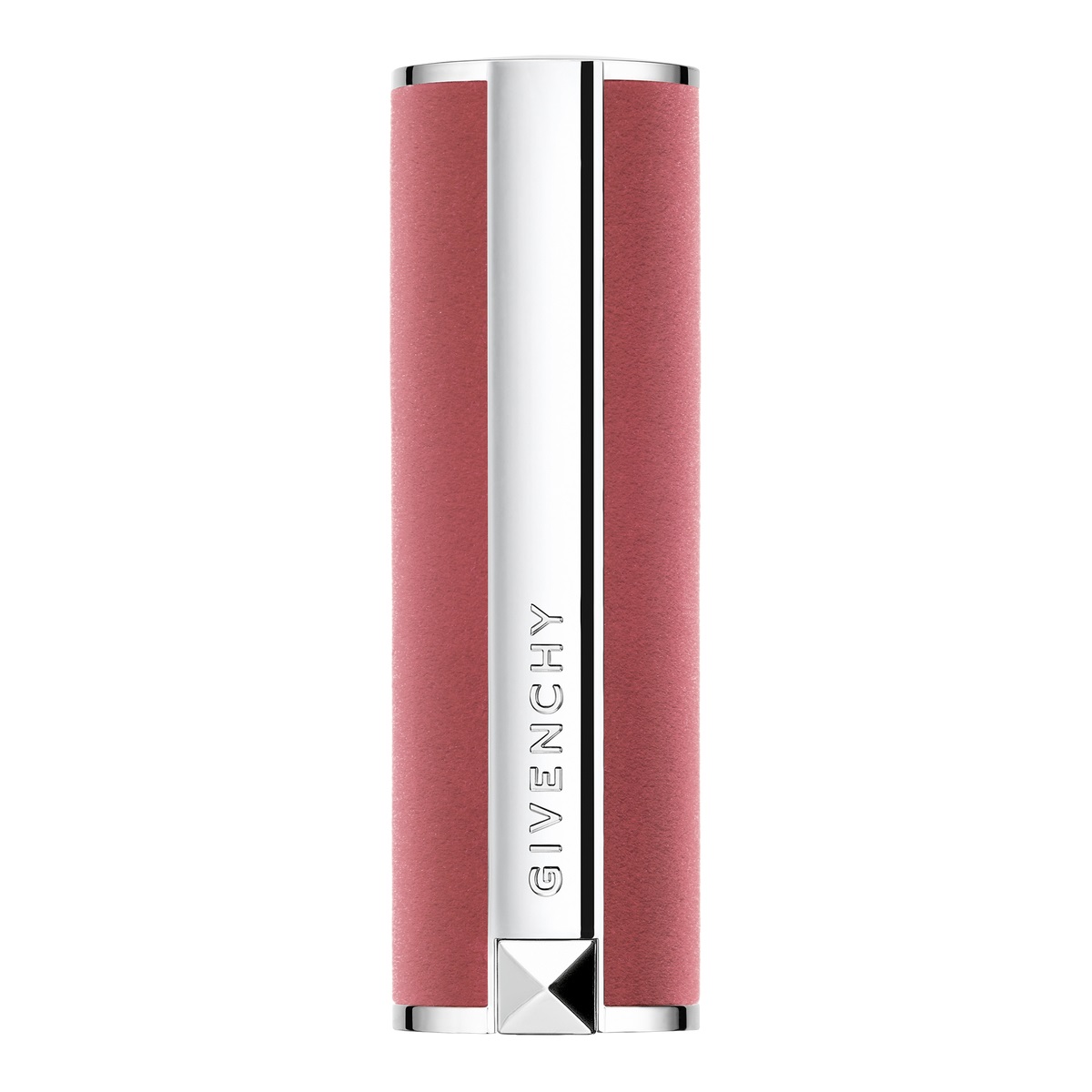Givenchy Le Rouge Sheer Velvet 37 Rouge Grainé - Rossetto Mat con Effetto Sfumato e Alta Tenuta, Astuccio Ricaricabile in Velluto Rosa