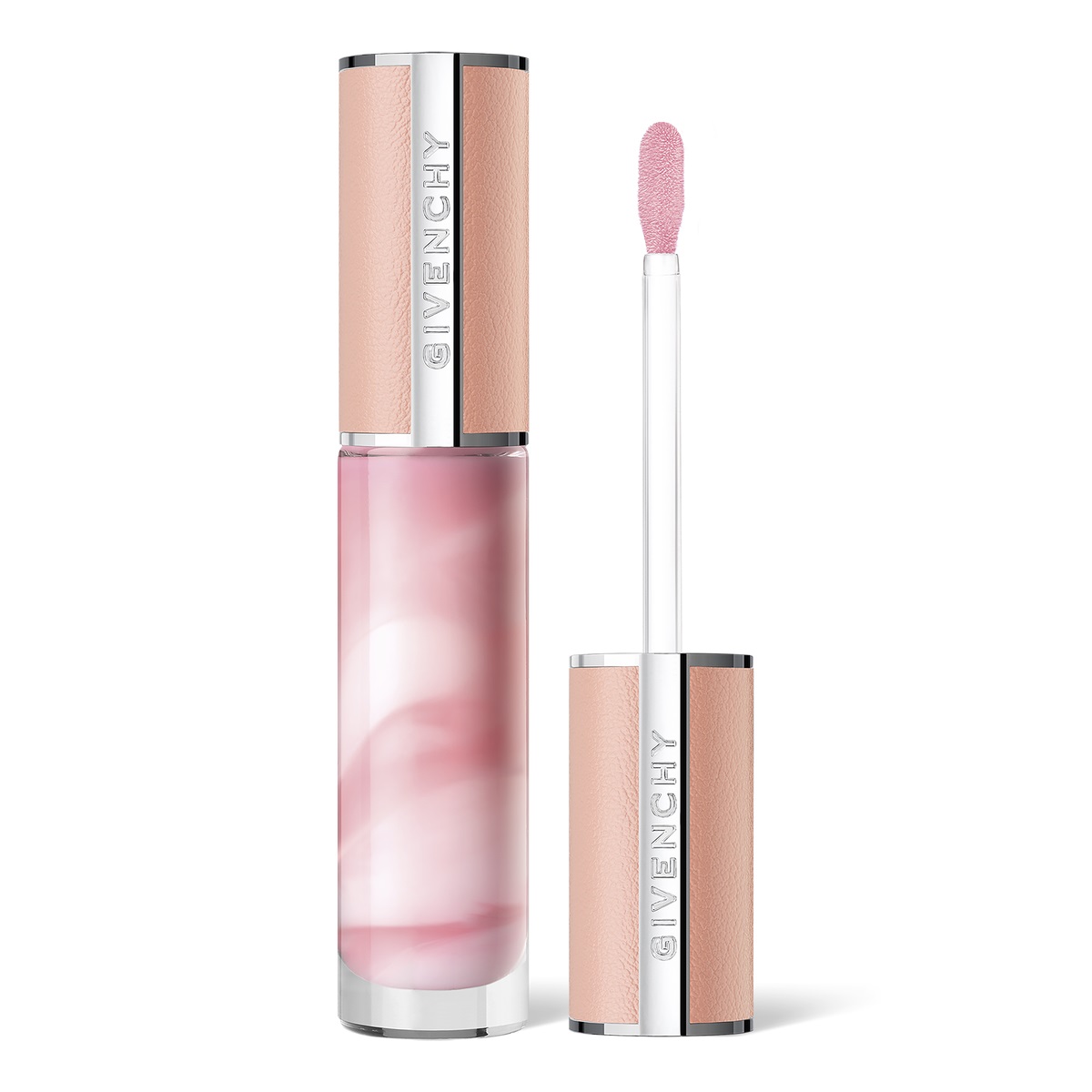 Givenchy Rose Perfecto Liquid Lip Balm 001 Pink Irresistible - Balsamo Labbra Liquido Marmorizzato con Acido Ialuronico e Vitamina C
