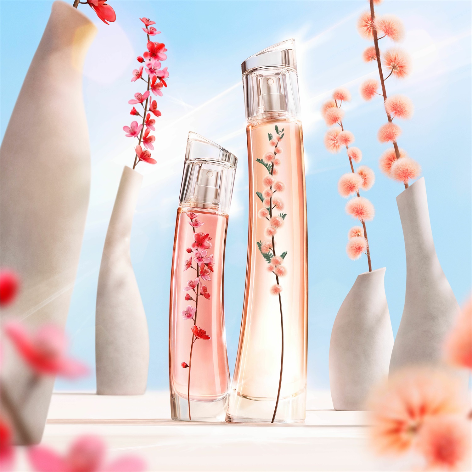 Kenzo Flower Ikebana Mimosa Eau de Parfum 75 ml - Fragranza Floreale Legnosa per Donna