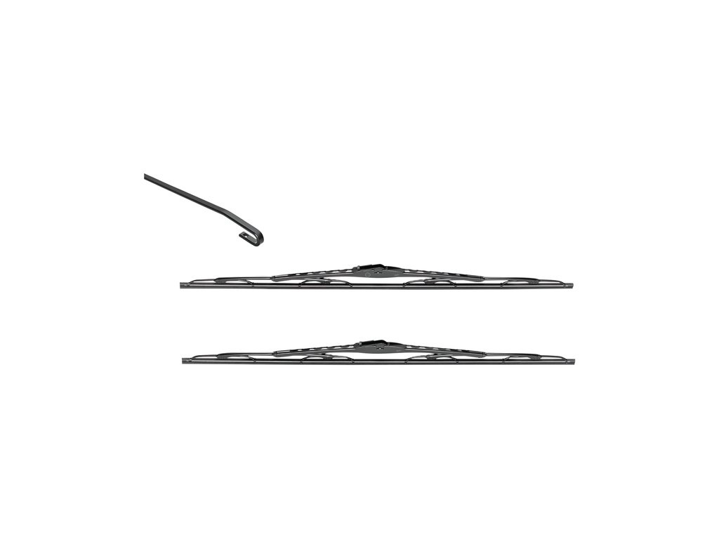 VALEO Silencio VM209 Kit di Spazzole Tergicristallo Aerodinamico Anteriore 575mm/500mm - Confezione da 2