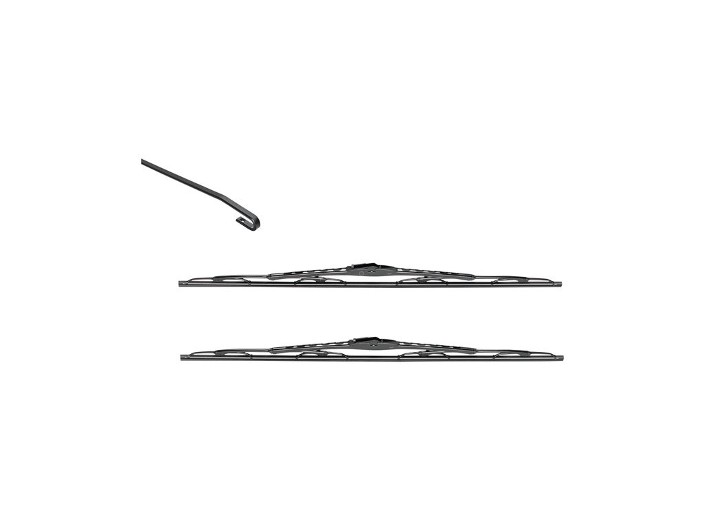 VALEO Silencio VM218 Kit di Spazzole Tergicristallo Originali Aerodinamiche con Spoiler 700mm/650mm Anteriore - Confezione da 2