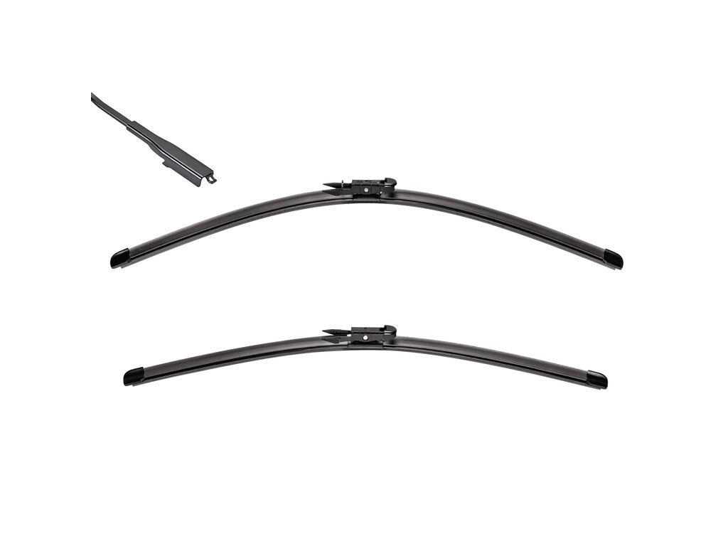 VALEO Silencio VF370 Tergicristallo Flat Blade 600mm/475mm - Kit da 2 Spazzole ad Alte Prestazioni