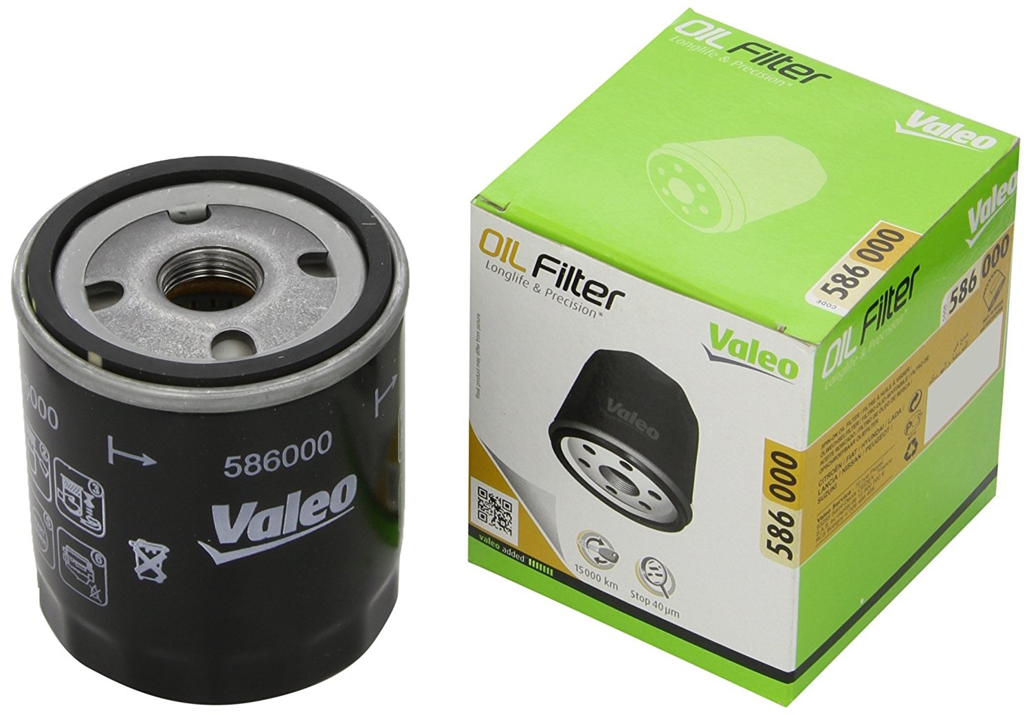 VALEO Filtro Olio 586000 - Elevata Filtrazione, Durevolezza e Facile Applicazione