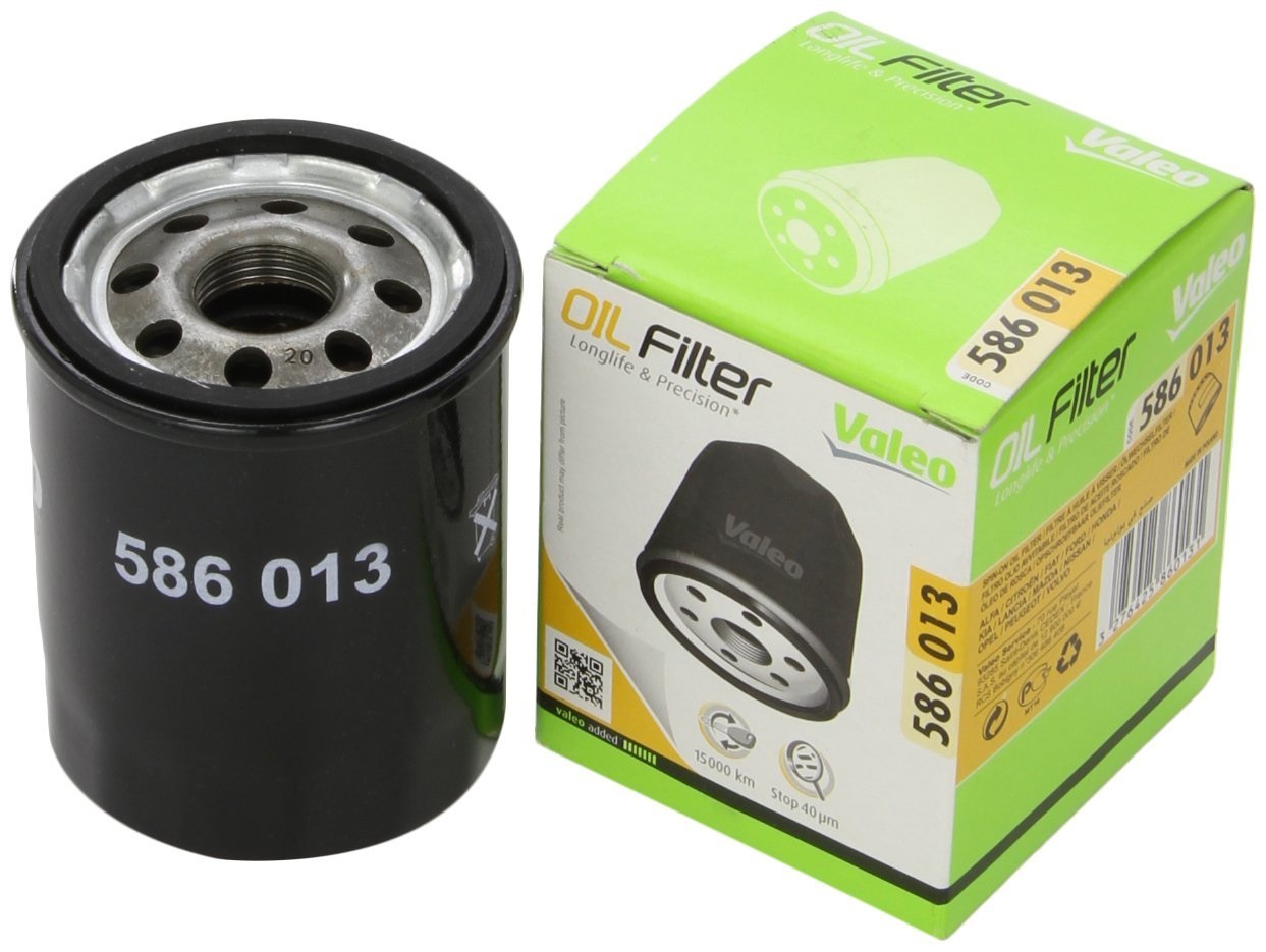 VALEO Filtro Olio 586013 - Elevata Filtrazione, Durevolezza, Facile Applicazione, Dimensioni 85mm x 69mm