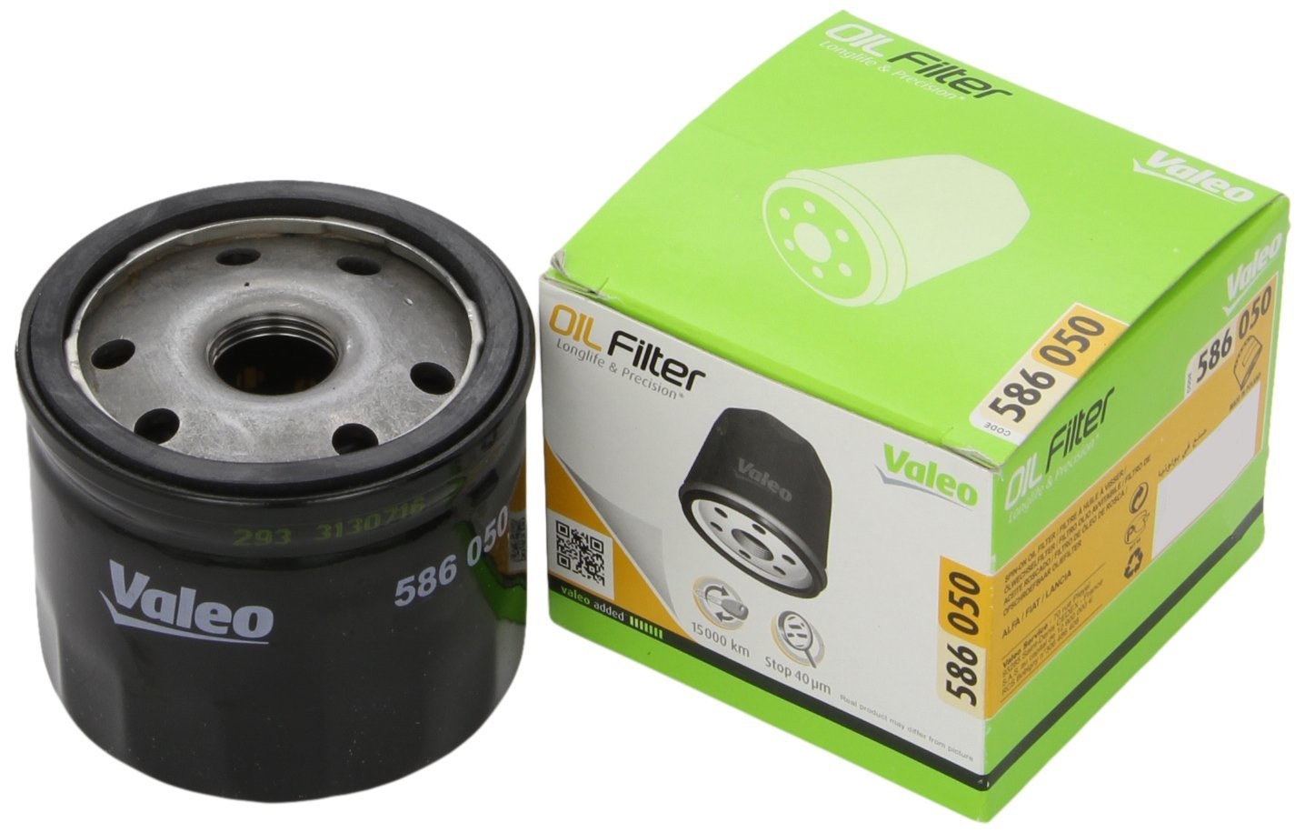 Valeo Filtro Olio 586050 - Compatibile con Alfa Romeo e Fiat, Altezza 62mm, Diametro 79mm, M20x1,5