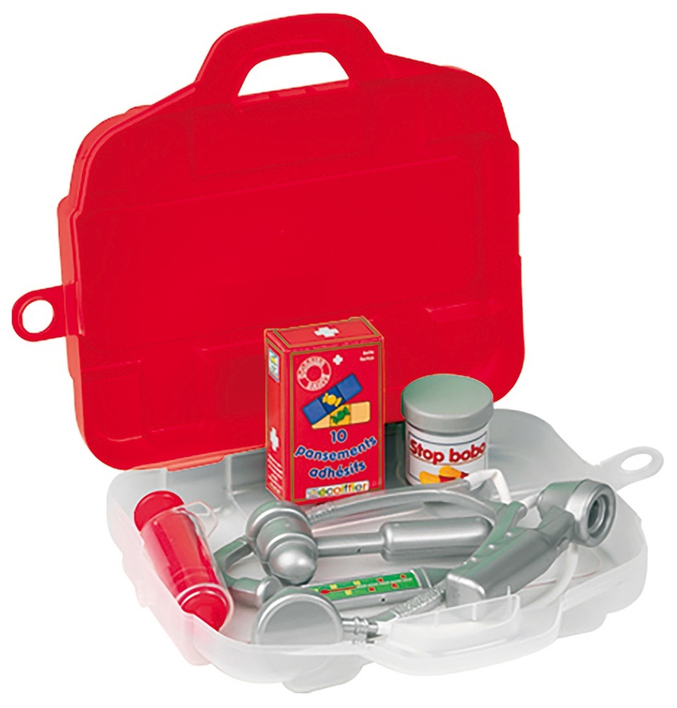 ECOIFFIER Valigetta da Dottore con 7 Accessori - Gioco di Ruolo per Bambini