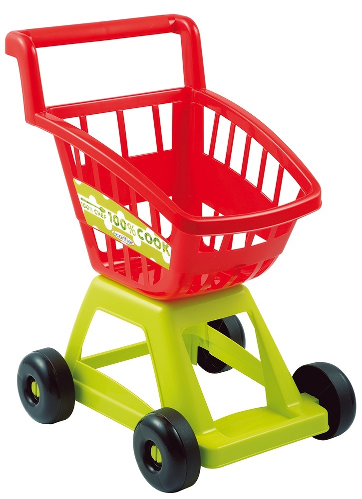 ECOIFFIER Carrello della Spesa Multicolore - Gioco di Ruolo per Bambini 1,5 Anni