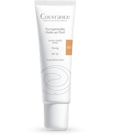 Avène Couvrance Fondotinta Correttore Fluido Miele 30ml - Corregge Imperfezioni e Uniforma il Colorito con SPF 20