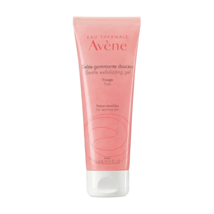 Avene Gel Esfoliante Delicato 75 ml - Esfolia e Rinnova la Pelle con Microsfere di Cellulosa e Cera di Jojoba