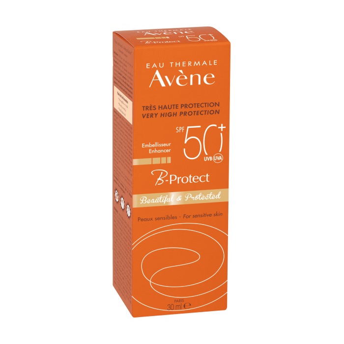 Avene B-Protect Crema Solare Viso SPF 50 - Protezione Anti-inquinamento e Effetto Bellezza - 30 ml