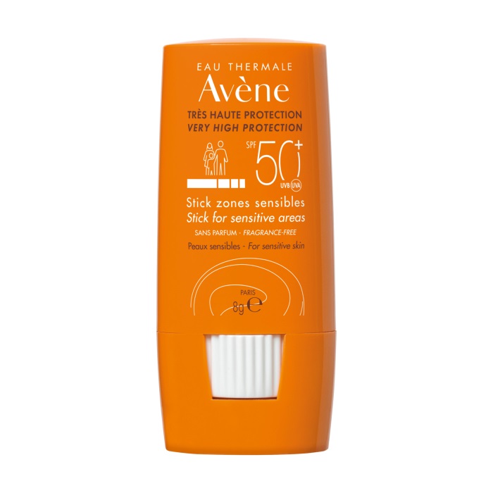 Avene Stick Solare SPF 50 per Zone Sensibili - Protezione Alta 8 g