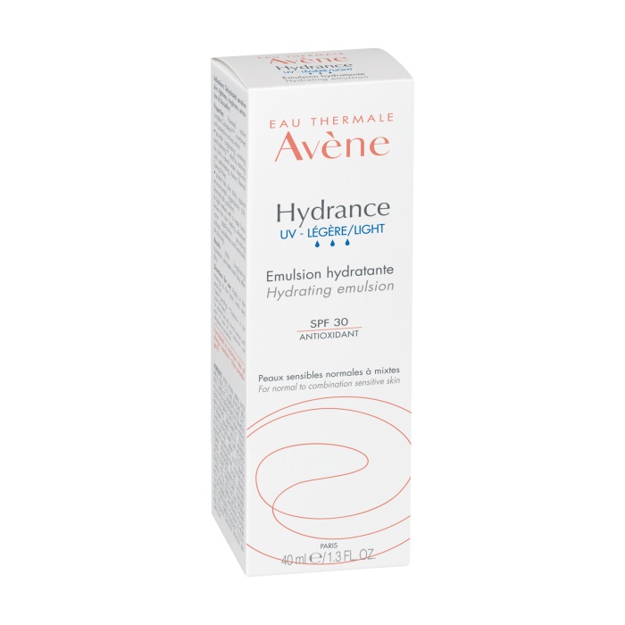Avène Hydrance UV Leggera Emulsione Idratante SPF 30 - 40 ml per Pelli Normali e Miste
