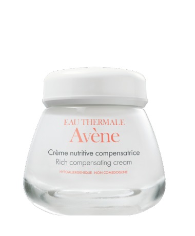 Avene Crema Nutritiva Compensatrice 50 ml - Crema Viso Rivitalizzante per Pelli Sensibili e Secche