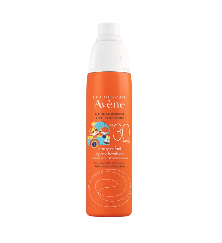 Avene Spray Solare Bambino SPF 30 - Alta Protezione per Pelli Sensibili - 200 ml