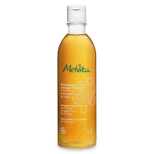Melvita Shampoo Lavaggi Frequenti Bio 200ml con Olio Essenziale di Pompelmo e Miele Mille Fiori