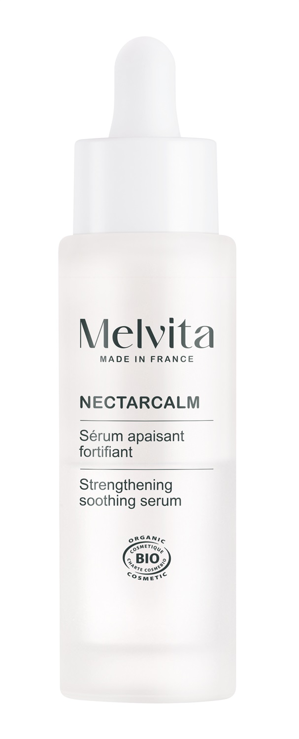 Melvita NectarCalm Siero Lenitivo Fortificante 30 ml - Cura Idratante per Pelli Sensibili, Formula Naturale, Lenisce Irritazioni e Arrossamenti