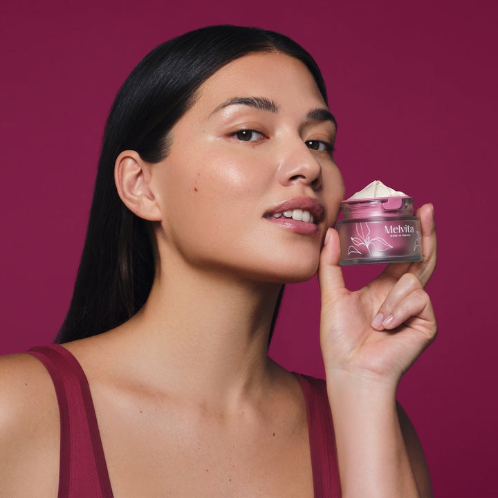 Melvita Crema Viso Rassodante e Lifting con Argan Biologico - Trattamento Intensivo Anti-invecchiamento, 50 ml