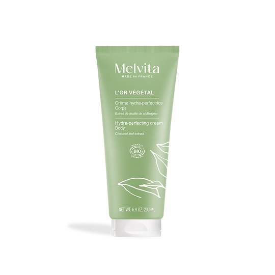 Melvita Crema idratante perfezionatrice L'Or Végétal 200ml - Effetto lifting, Idratante e Rigenerante con Probiotici di Lampone