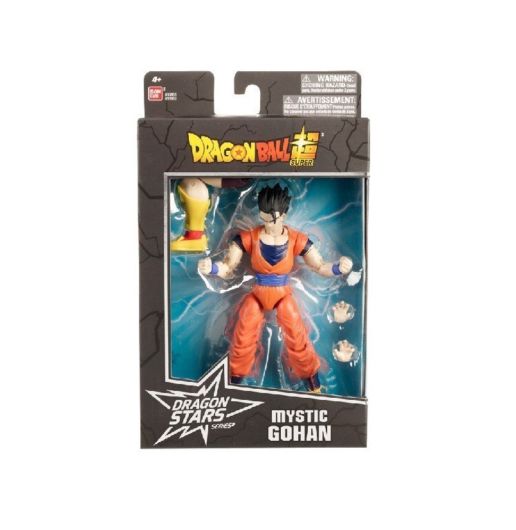 Bandai Dragon Ball Super Action Figure Dragon Star 17 cm - Mystic Gohan - Include pezzo per costruire Kale e mani intercambiabili