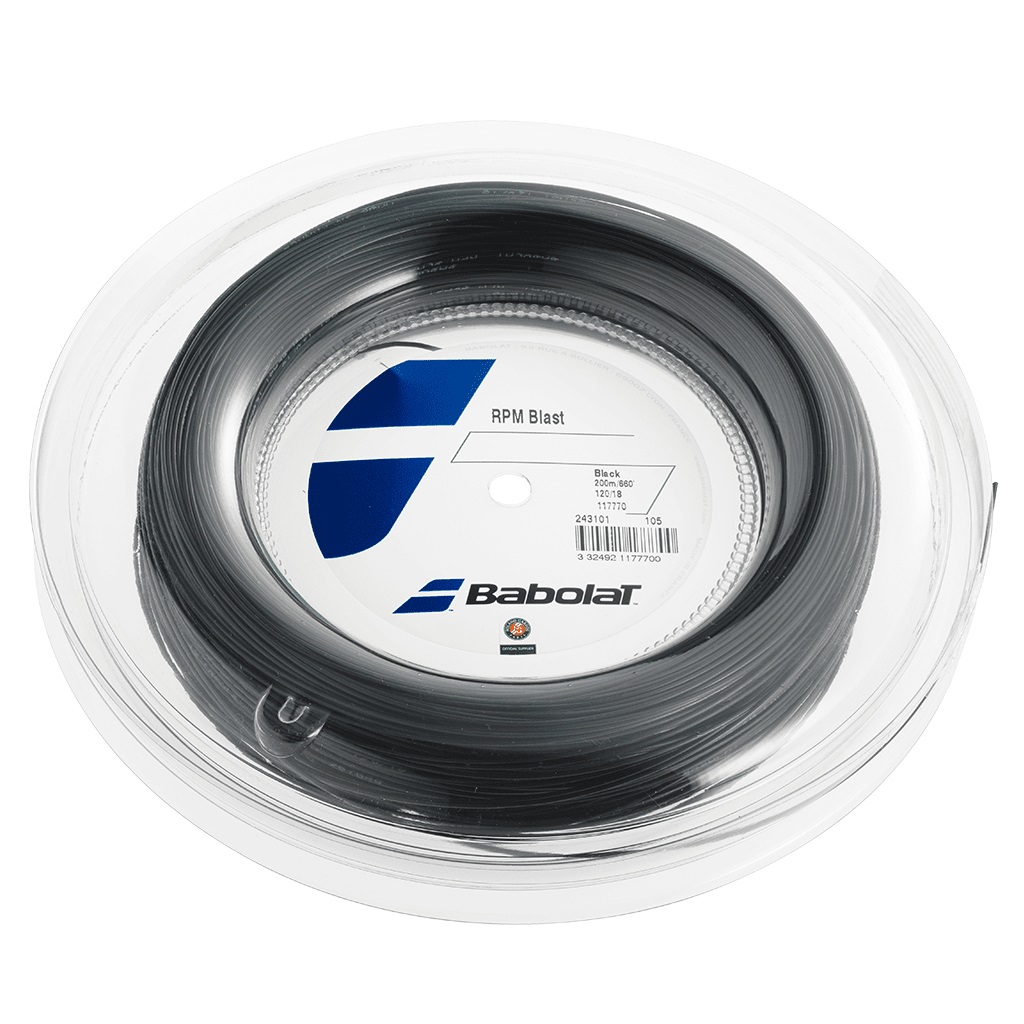 Babolat RPM Blast Corda Monofilamento 1,25 mm 200 m Poliestere Nero - Forte Spin e Massimo Controllo
