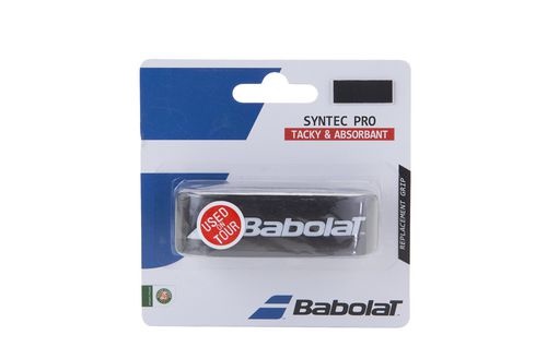 Babolat Syntec Pro X1 Grip Nero - Grip Assorbente Unisex Adulto, Spessore 1.9 mm, Peso 17.5 g