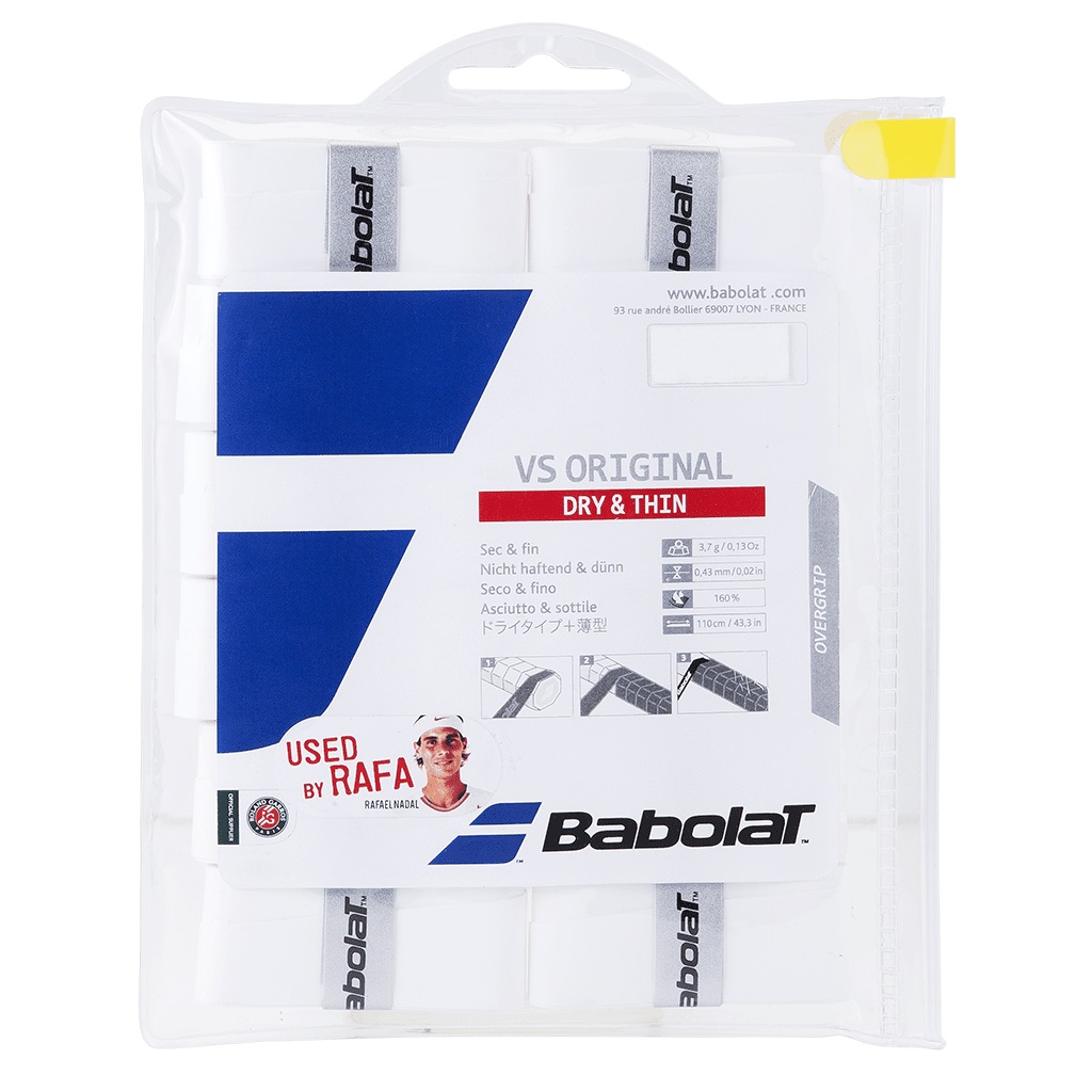 Babolat Vs Original X3 - Accessorio Racchetta Unisex Nero, Taglia Unica, Alto Assorbimento, Molto Sottile, Facile da Collocare