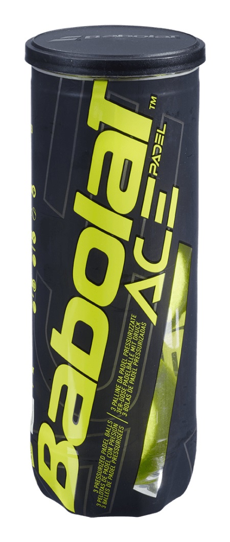 Babolat Ace Palline da Padel - Set di 3, Omologate FIP, Resilienti e Dinamiche