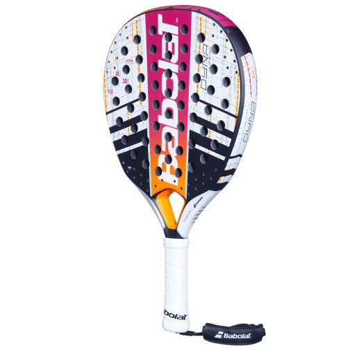 Babolat Dyna Energy 2023 - Racchetta da Padel Donna, Carbonio, 330g, Manovrabilità Superiore, Bianco e Rosa
