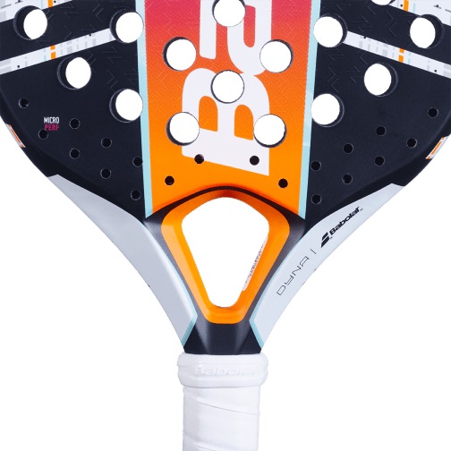 Babolat Dyna Energy 2023 - Racchetta da Padel Donna, Carbonio, 330g, Manovrabilità Superiore, Bianco e Rosa