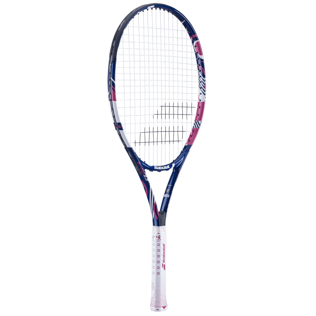 Babolat B'Fly 25 Racchetta da Tennis Junior in Alluminio Blu e Rosa - Leggera e Facile da Maneggiare