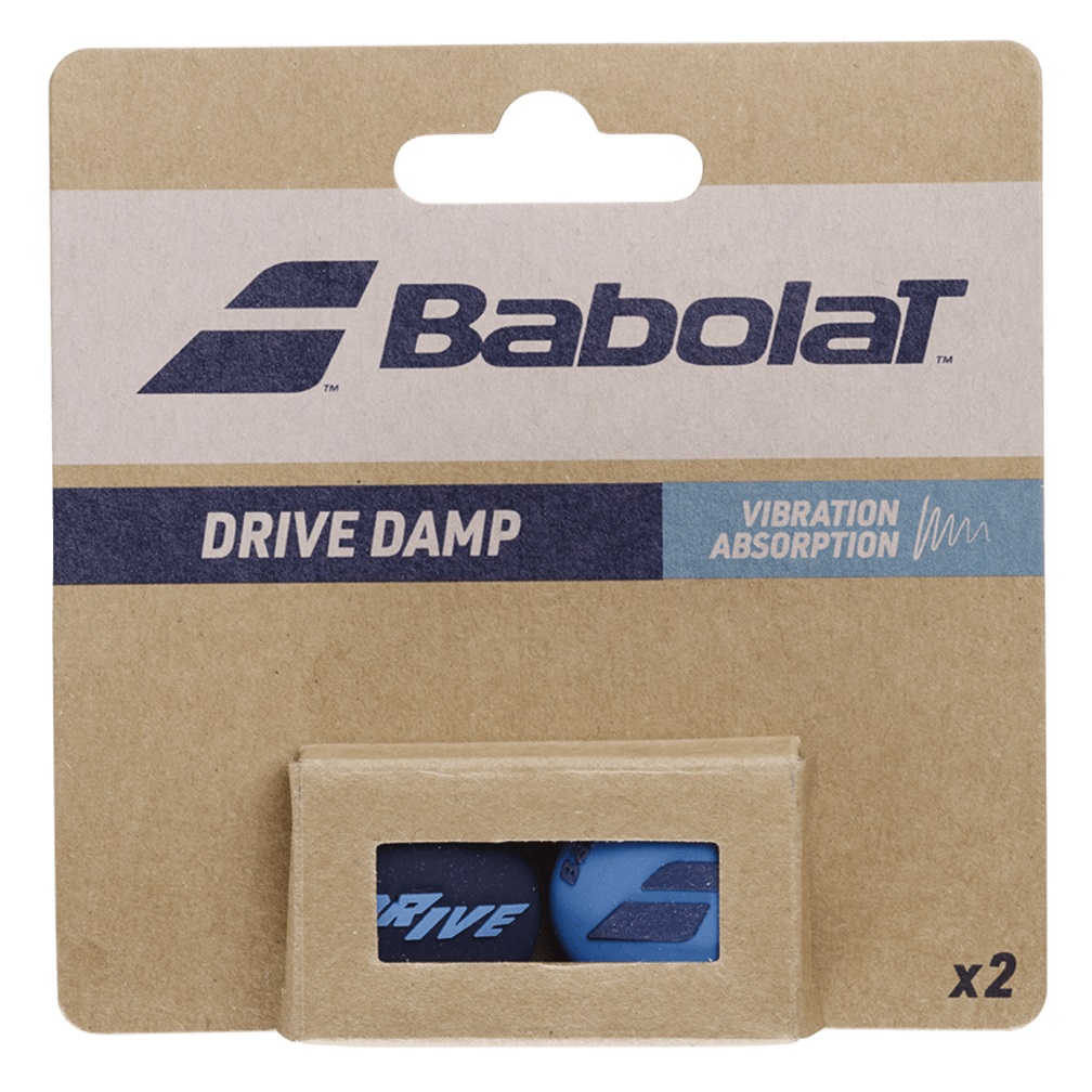 Babolat Drive Damp X2 - Antivibrazione Blu per Racchetta Tennis, Comfort e Facile Installazione