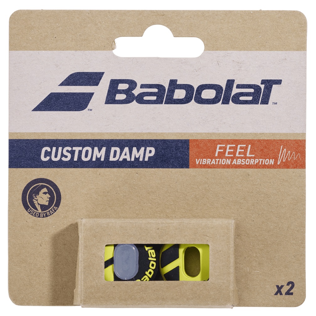 Babolat Custom Damp Antivibrazioni - 2 Pezzi, Regolabile per Racchette da Tennis