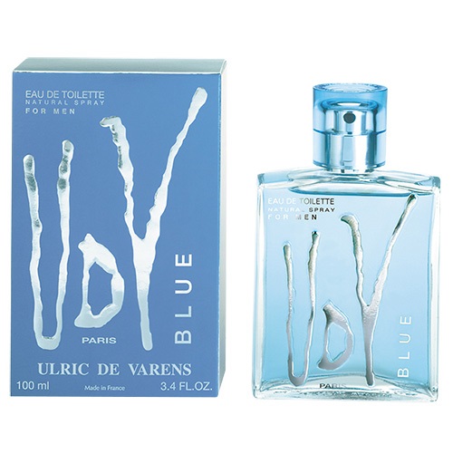 Ulric de Varens UDV Blue Eau de Toilette 100 ml Uomo - Fragranza Fresca con Note di Lavanda e Legni Pregiati