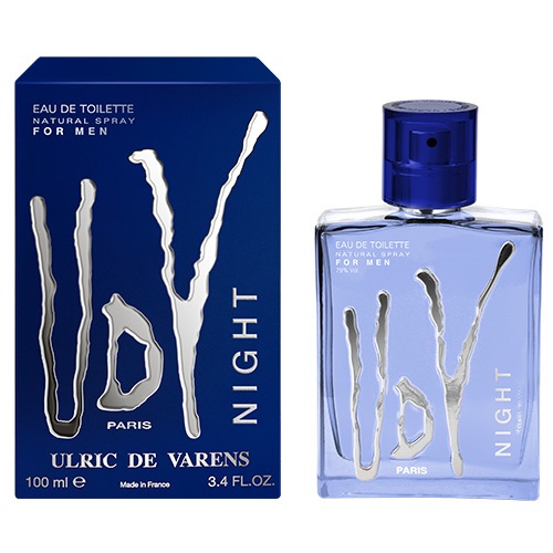 Ulric de Varens UDV Night - Eau de Toilette Uomo 100 ml - Fragranza Fruttata, Speziata e Legnosa