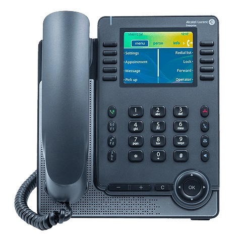 Alcatel ALE-30H Telefono Desk Hybrid Digital-IP con Display a Colori e Audio HD