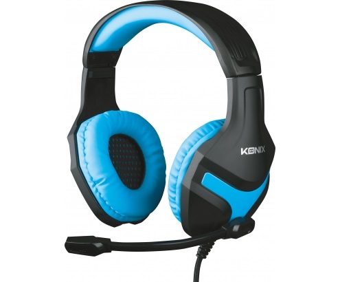 Konix Mythics Pack - Set di Accessori Gaming per PS4: Cuffie PS-400, Stazione di Ricarica Doppia, Cavo USB da 3m e Grippy per Analogici