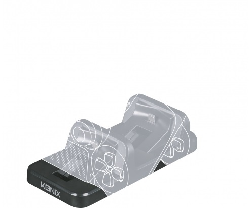 Konix Mythics Pack - Set di Accessori Gaming per PS4: Cuffie PS-400, Stazione di Ricarica Doppia, Cavo USB da 3m e Grippy per Analogici