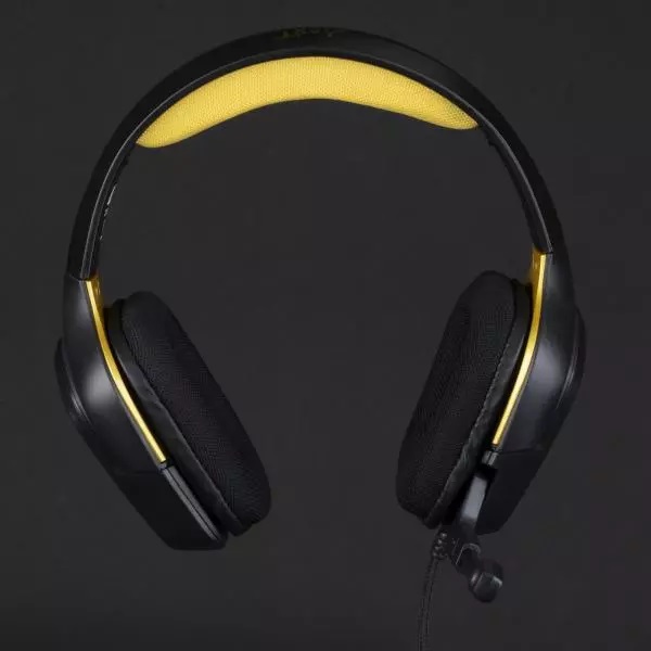 Konix UFC Cuffie Gaming Cablate con Microfono - Compatibili con PS4, PS5, Switch, Xbox One e Series X|S - Cavo da 1,5 m e Jack da 3,5 mm