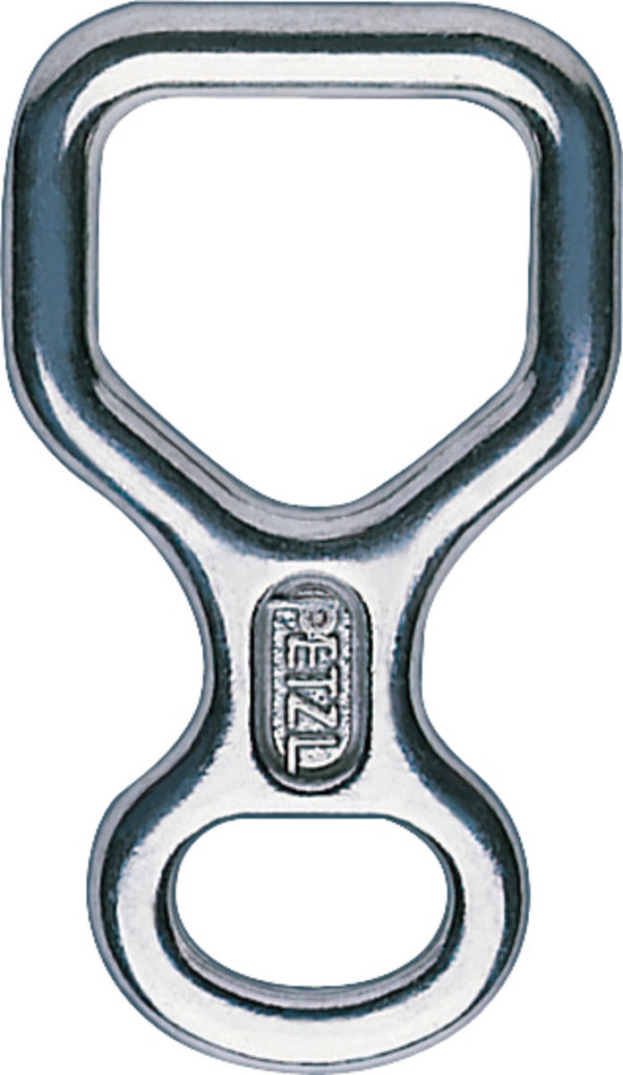 PETZL HUIT - Discensore a otto in Alluminio Forgiato, Grigio, Taglia Unica