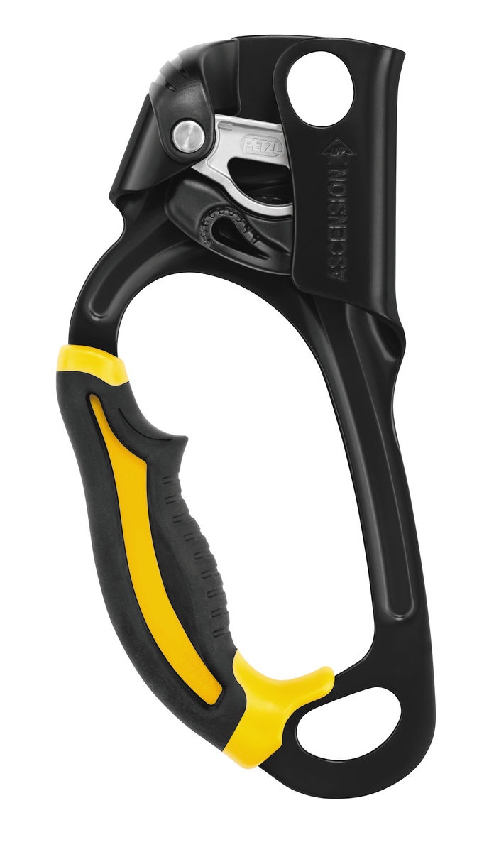 Petzl Ascension - Maniglia Bloccante Ergonomica per Risalite su Corda, Colori Vari