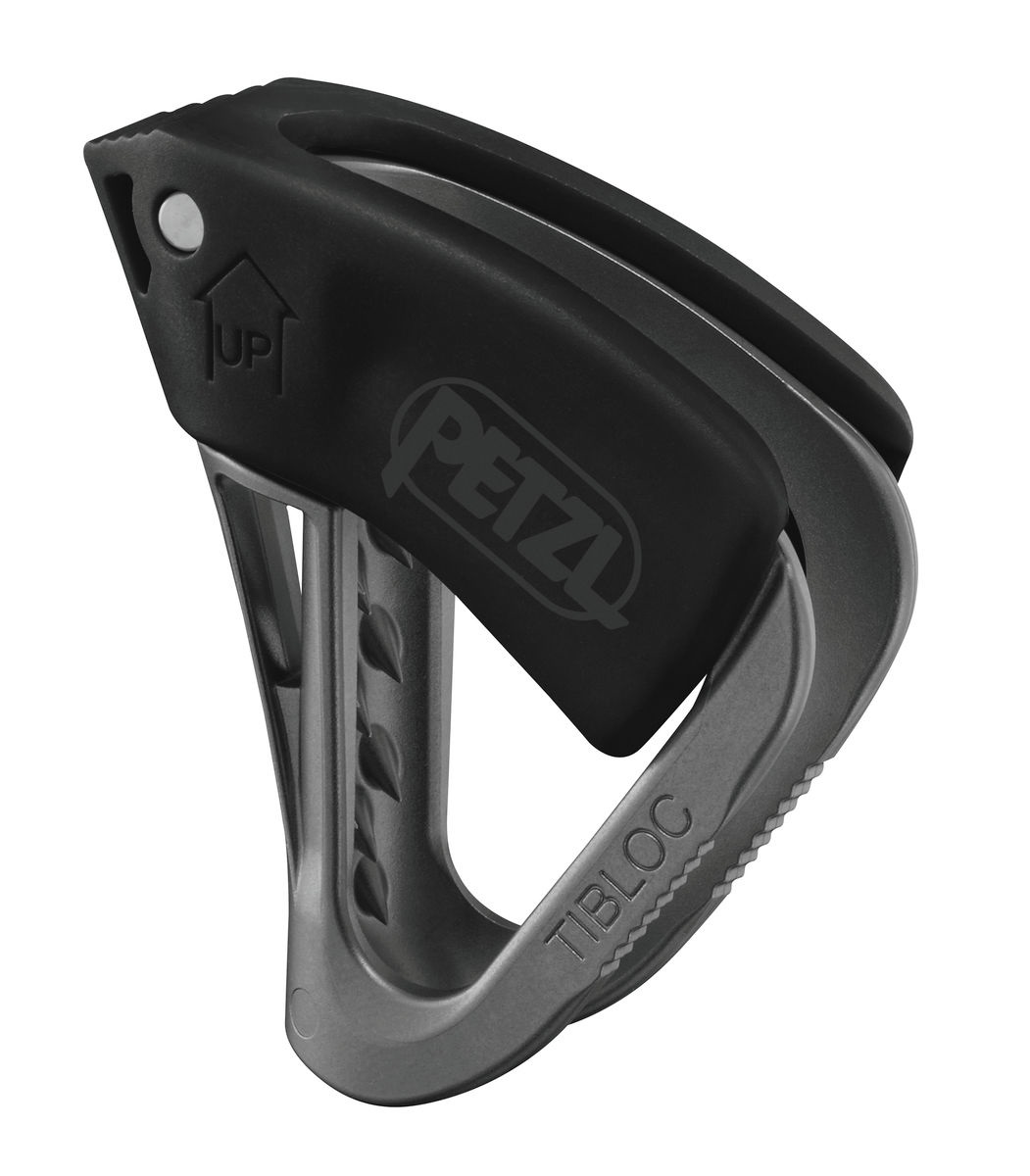 Petzl Tibloc Nero - Bloccante di Emergenza Compatto e Leggero per Risalite su Corda