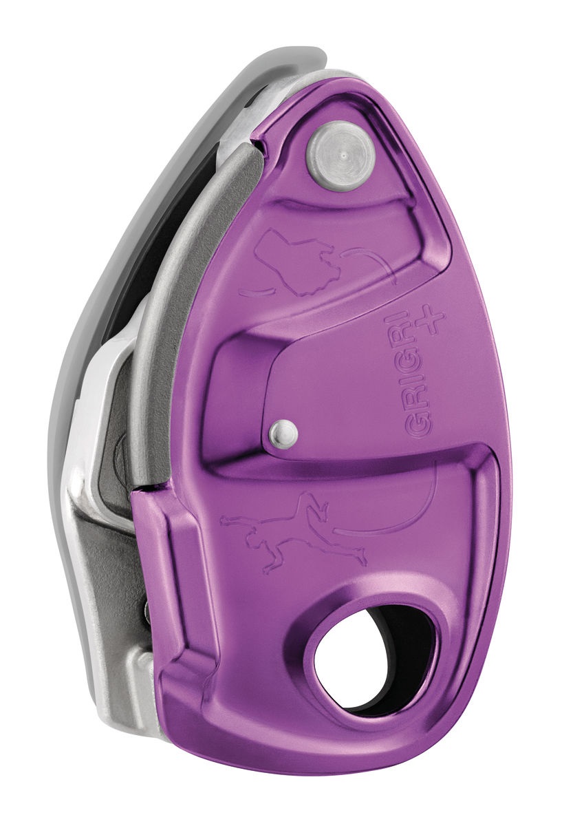 PETZL GRIGRI Assicuratore con Frenaggio Assistito e Maniglia Antipanico - Compatibile con Corde Singole da 8,5 a 11 mm