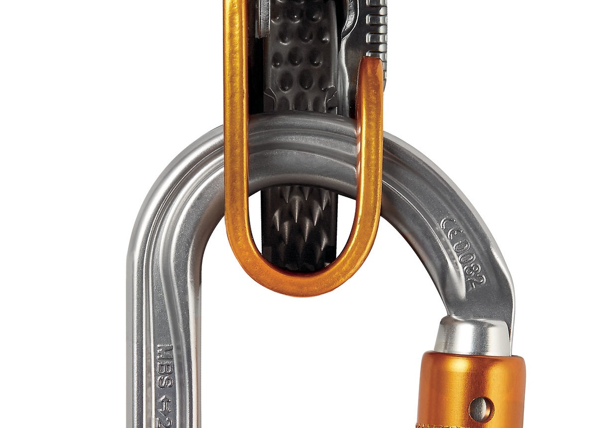 Petzl OK Triact-Lock Moschettone Ovale in Alluminio Leggero con Sistema di Bloccaggio Automatico a Tripla Azione