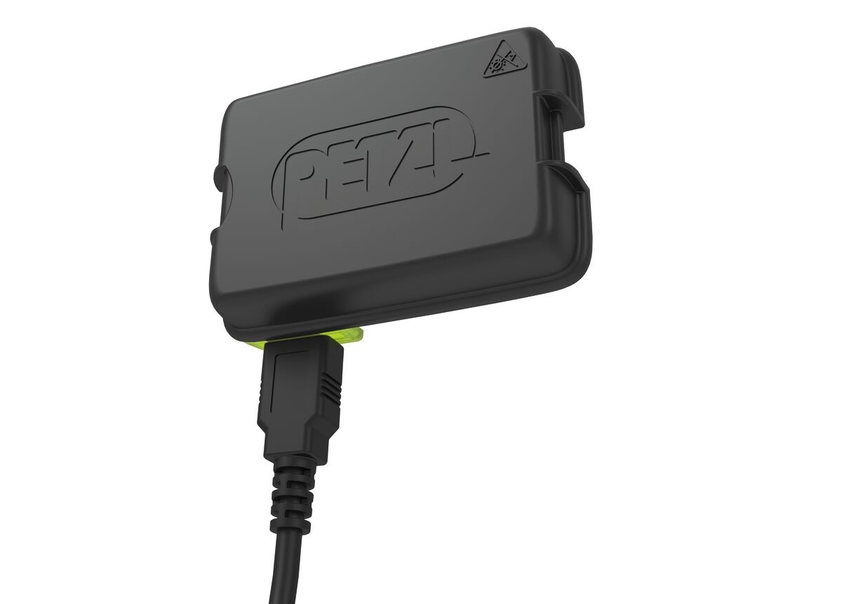 Petzl E092DB00 Batteria Ricaricabile 2350 mAh per Lampada Frontale SWIFT RL con Ricarica USB-C e Indicatore di Carica Luminoso
