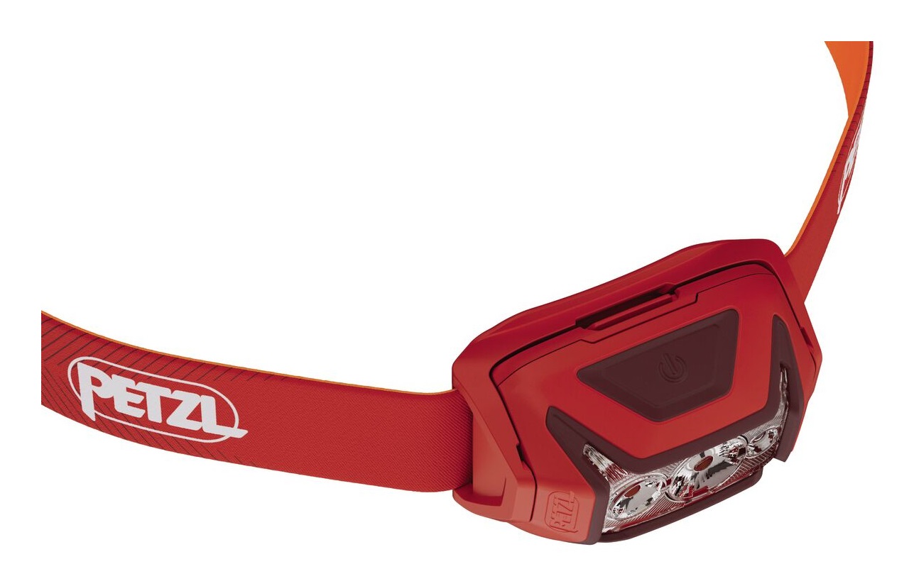 Petzl ACTIK Red - Torcia Frontale Leggera e Potente con 450 Lumen e Design Hybrid