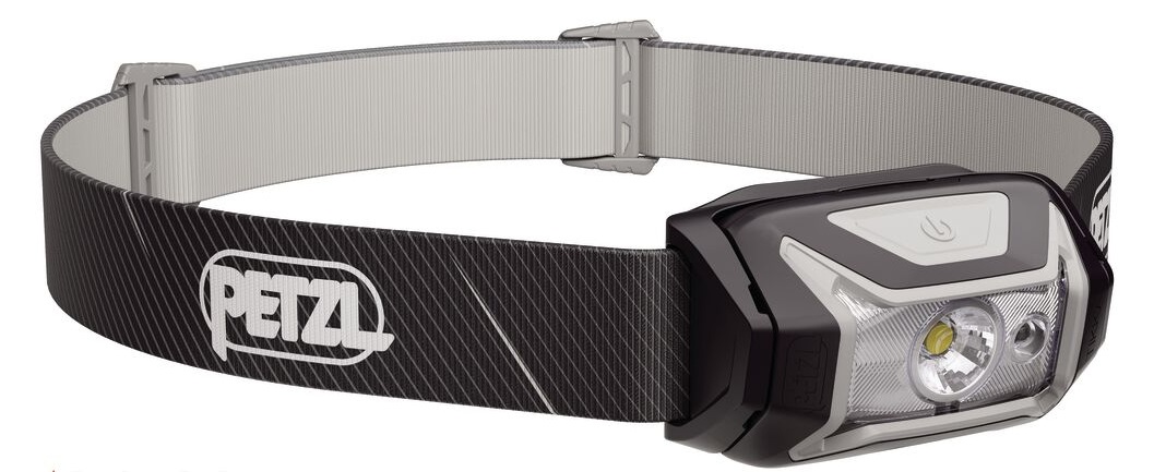 Petzl Tikka Black Lampada Frontale 350 Lumen - Leggera e Compatta, Ideale per Escursioni e Campeggio