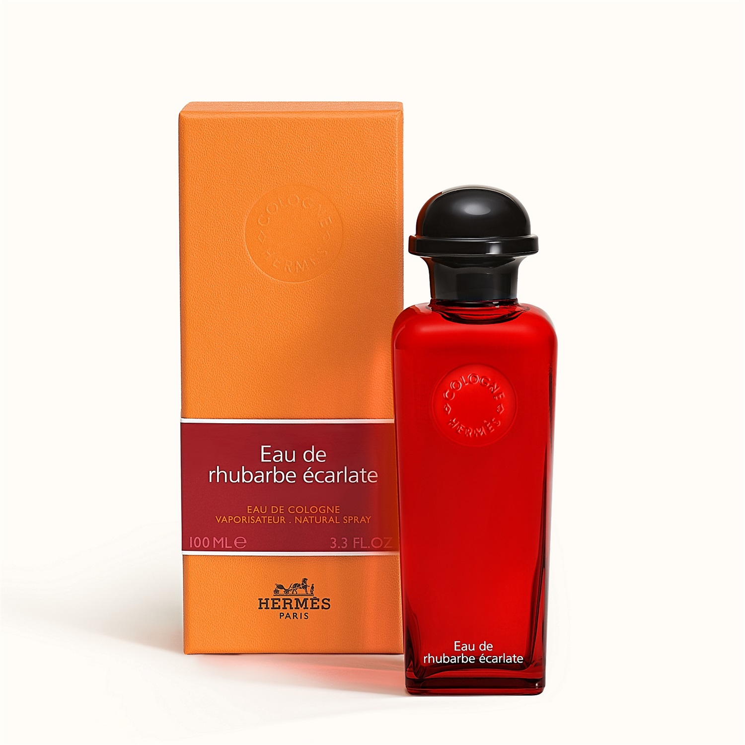 Hermès Eau de Rhubarbe Écarlate Eau de Cologne Unisex 100 ml - Fragranza Fresca e Vellutata