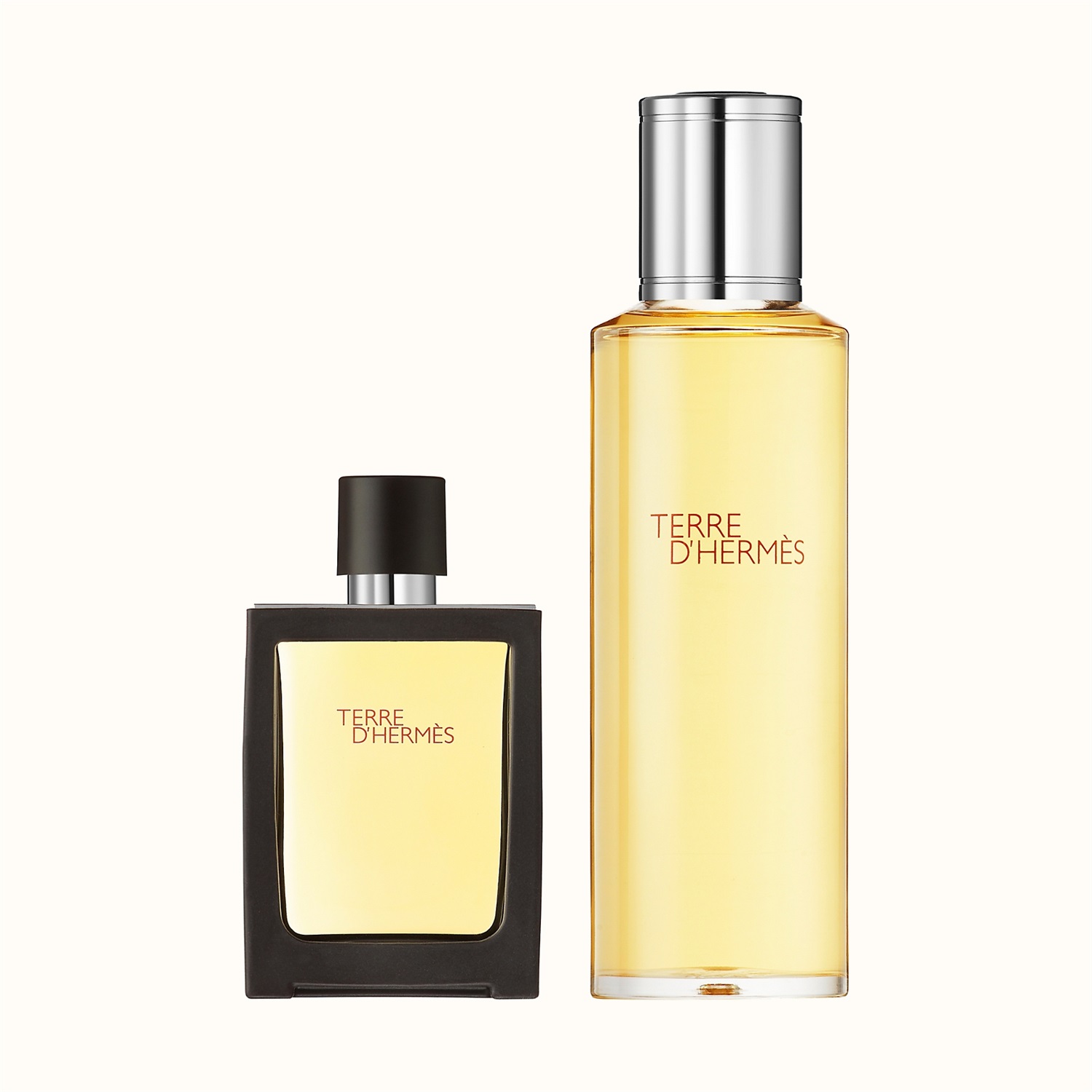 Hermès Terre D'Hermès Parfum Ricaricabile 30 ml Ricarica 125 ml - Profumo Maschile Iconico